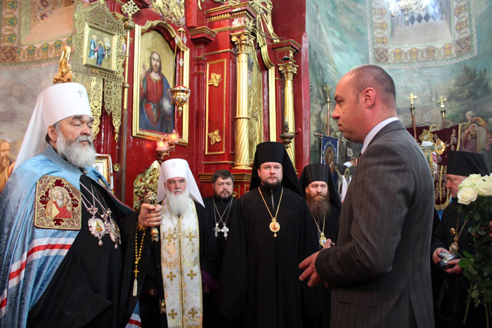 Мер Тернополя привітав главу УАПЦ з іменинами і побажав плідної праці за єдність християн