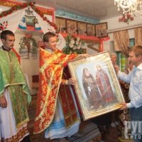 Голова Житомирської обласної організації ВО «Свобода» причастився і подарував храму ікону Голова Житомирської обласної організації ВО «Свобода» причастився і подарував храму ікону