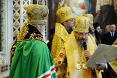 Митрополит Онуфрий высоко оценил деятельность главы РПЦ, а Патриарх Кирлл — деятельность трех украинских архиереев