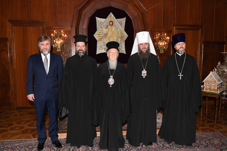 Митрополит УПЦ і Новінський переконують Вселенського патріарха, що "церковний розкол слід виліковувати, а не узаконювати"