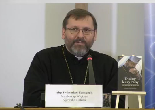 Глава УГКЦ зустрівся з архієпископом і мером Варшави, а також презентував полякам свою книжку «Діалог лікує рани»