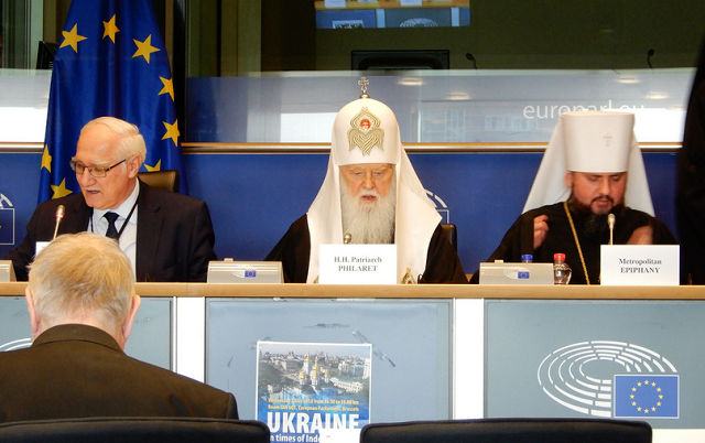 В УПЦ (МП) викривили інформацію щодо виступу Філарета в Європарламенті та заявили про "розпалювання релігійної ворожнечі"
