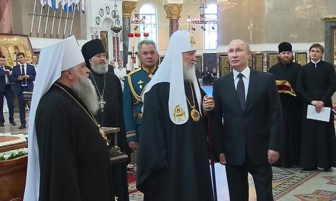 Патриарх Кирилл: «Россия никогда не ведет и не вела захватнических войн»