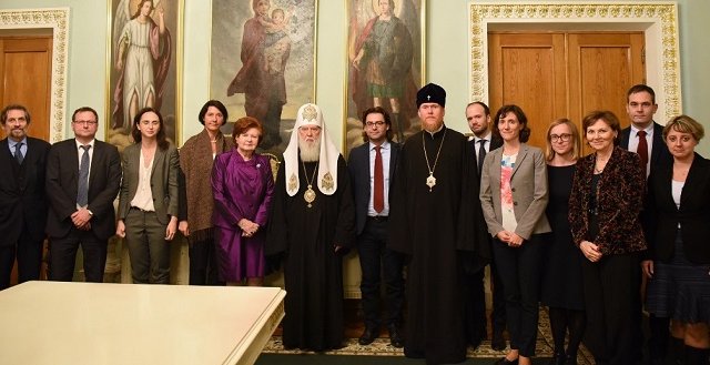 Глава УПЦ КП розповів делегації Європейської ради з міжнародних відносин про томос і довільну мову богослужіння Глава УПЦ КП розповів делегації Європейської ради з міжнародних відносин про томос і довільну мову богослужіння