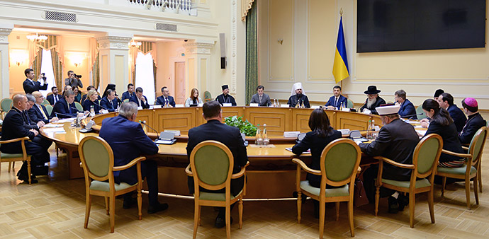 Прем’єр-міністр України підкреслює «високий рівень взаємодії» з Всеукраїнською Радою Церков