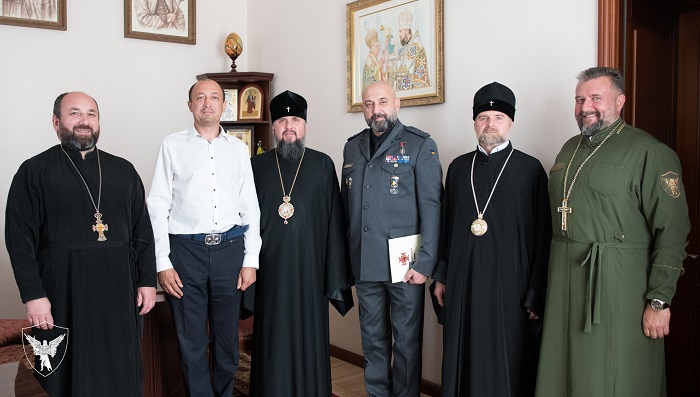 Глава ПЦУ обговорив з заступником секретаря РНБО покращення військово-патріотичного виховання молоді та розвиток військового капеланства