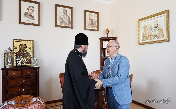Глава ПЦУ обговорив з дипломатом проекти, пов’язані з духовною історією України та Лівану