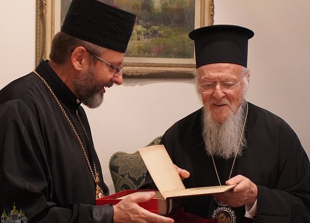 Глава УГКЦ і Вселенський патріарх Варфоломій обговорили ситуацію в Україні та екуменічні відносини Глава УГКЦ і Вселенський патріарх Варфоломій обговорили ситуацію в Україні та екуменічні відносини