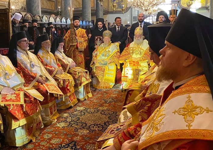 Архієреї ПЦУ співслужили ієрархам Кіпрської, Константинопольської, Олександрійської Церков