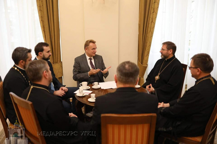 Глава УГКЦ обговорив з владою Львова проведення у місті Патріаршого (Всецерковного) Собору