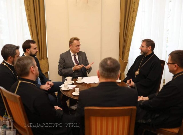 Глава УГКЦ обговорив з владою Львова проведення у місті Патріаршого (Всецерковного) Собору Глава УГКЦ обговорив з владою Львова проведення у місті Патріаршого (Всецерковного) Собору