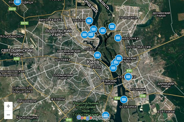 На Водохреща у Києві облаштували 16 локацій