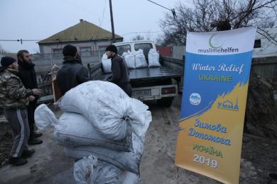 Нужденним мусульманам Херсонщини роздали 35 тонн вугілля і 30 тонн дров