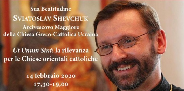 Глава УГКЦ прочитає лекцію на тему екуменізму в папському університеті
