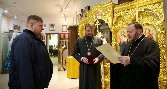 Військовий прокурор одержав відзнаку Переяславсько-Вишневської єпархії ПЦУ
