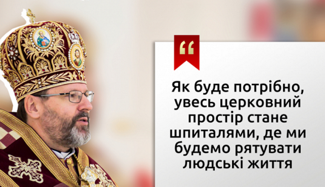 УГКЦ готова передати всі храми під госпіталі на час епідемії УГКЦ готова передати всі храми під госпіталі на час епідемії