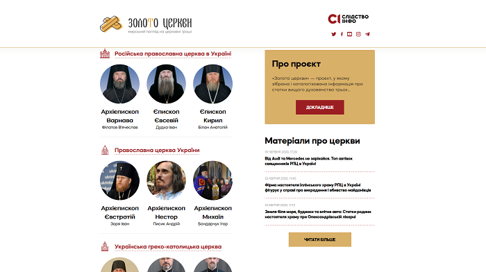 Розпочато проєкт “Золото церкви”: якими будинками та землями володіє вище духовенство України