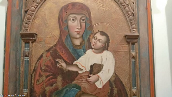 Дві нові ікони вперше представили у Волинському музею ікони
