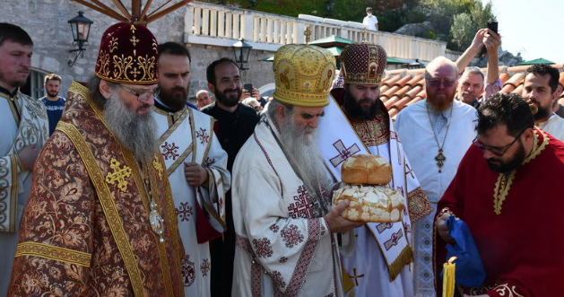 Єпископи УПЦ (МП) відвідали Чорногорію і співслужили сербському митрополиту