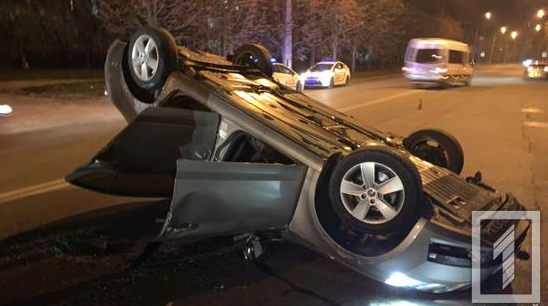 У Кривому Розі нетверезий водій-священник врізавася в машину з жінкою і дитиною