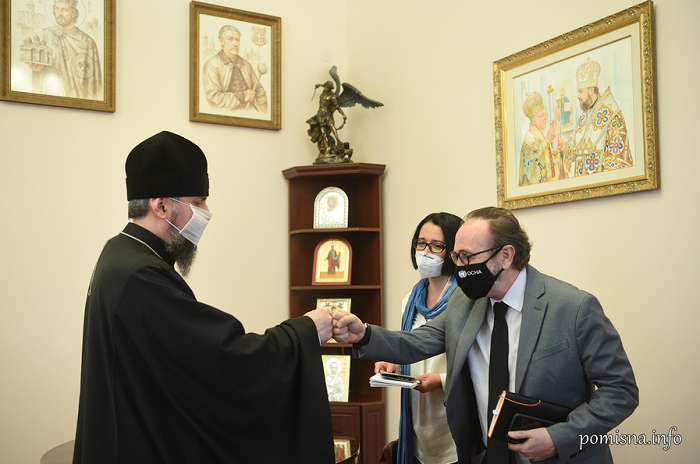 Предстоятель ПЦУ обговрив питання співпраці з головою Управління ООН з координації гуманітарних справ