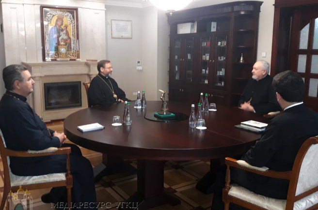 Глава УГКЦ обговорив з делегацією Константинопольського Патріархату стан екуменічного діалогу