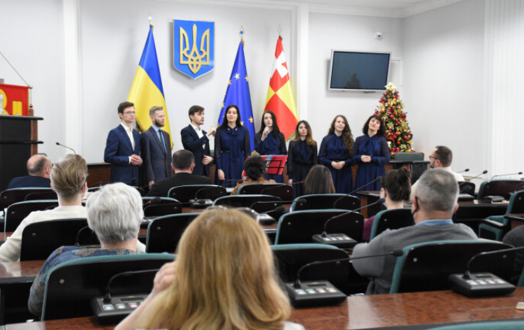 Адвентисти заколядували працівникам Луцької міськради