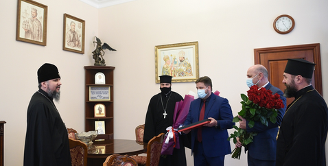 Глава ПЦУ обговорив з міським головою Білої Церкви епідеміологічну ситуацію і підтримку та розвиток української мови