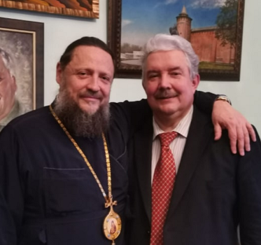Єпископ УПЦ (МП) провів у Москві зустріч з ідеологом «воссоздания великого русского государства»