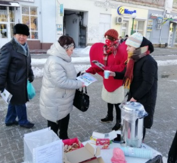 Адвентисти під час морозів провели у Сумах місіонерську акцію