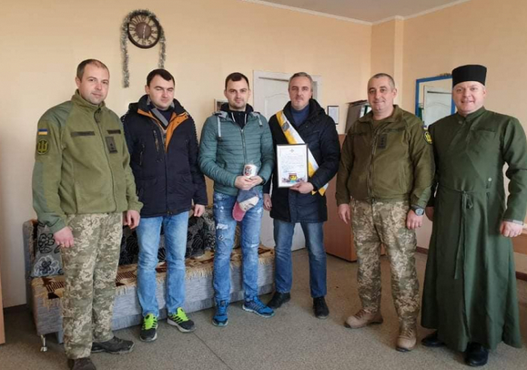 Греко-католики Одеси отримали подяку від полку морської піхоти ВМС України