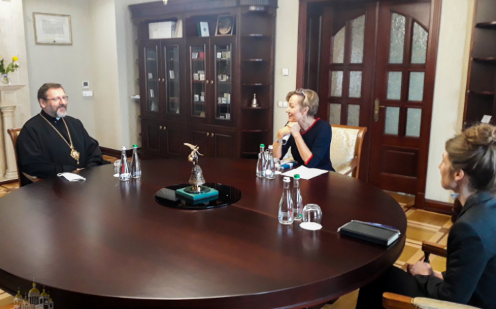 Глава УГКЦ обговорив з послом Німеччини в Україні релігійну і суспільну ситуацію