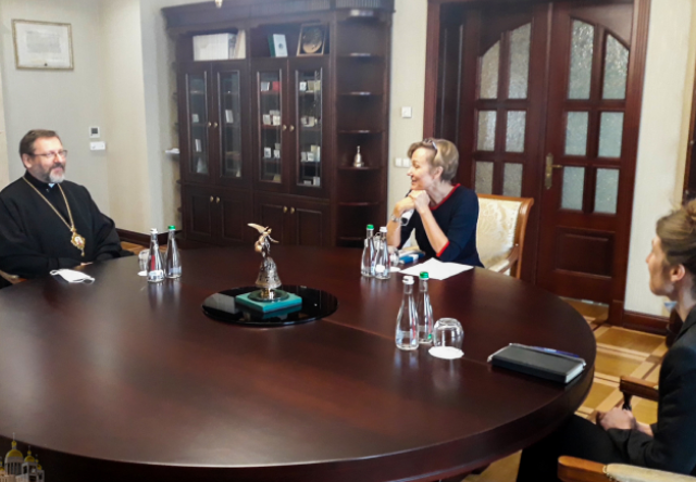 Глава УГКЦ обговорив з послом Німеччини в Україні релігійну і суспільну ситуацію Глава УГКЦ обговорив з послом Німеччини в Україні релігійну і суспільну ситуацію