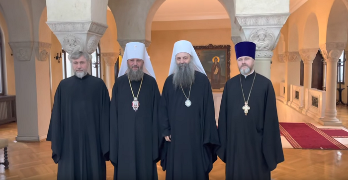 Керуючий справами УПЦ (МП) і депутат Новинський обговорили з патріархом Сербським церковні питання