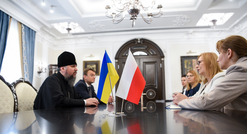Митрополит Епіфаній обговорив з віце-маршалком сейму Польщі міжконфесійні взаємовідносини в Україні