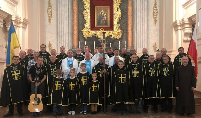 Орден лицарів Йоана Павла ІІ здійснив перше паломництво до Всеукраїнського санктуарію в Бердичеві