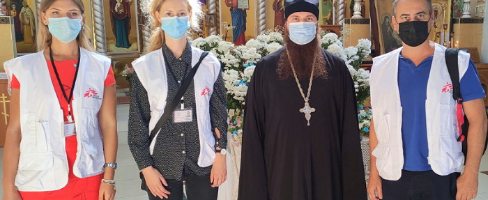 Духовенство Сєверодонецької єпархії УПЦ (МП) зустрілося з представником «Лікарей без кордонів»