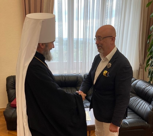 Митрополит ПЦУ обговорив з віце-прем’єр-міністром питання захисту прав громадян України на окупованих територіях