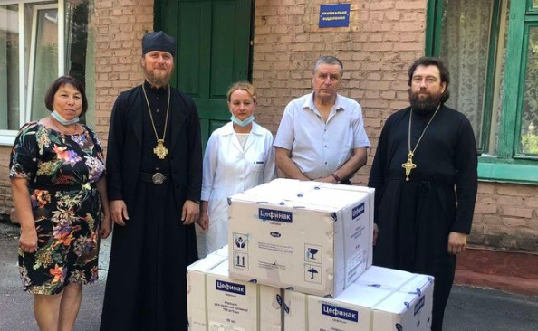 Ніжинська єпархія УПЦ (МП) передає ліки від COVID-19 до медичних установ області