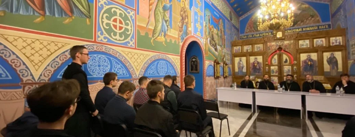 У Волинській семінарії УПЦ (МП) виступив архімандрит з Антіохійського Патріархату