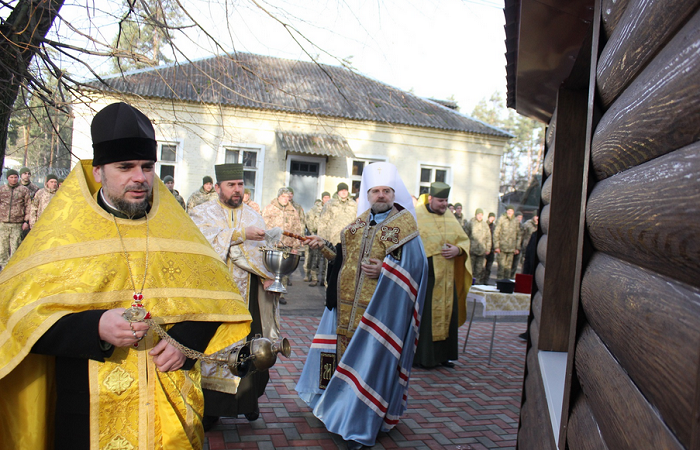 На Черкащині постала новозбудована військова каплиця ПЦУ