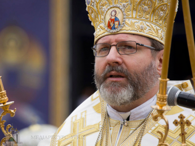 Глава УГКЦ про напад на Україну: «Той, хто намагається нам насильно щось накидати, перебуває в тіні країни смерті» Глава УГКЦ про напад на Україну: «Той, хто намагається нам насильно щось накидати, перебуває в тіні країни смерті»